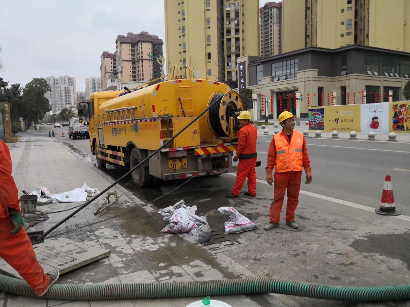 商丘排污管道清淤-管道清洗